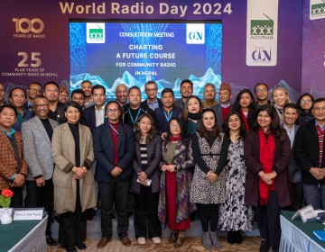 ACORAB  engages development partners to shape future of community radio in Nepal